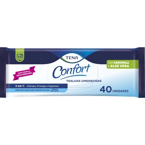 Toalha Umedecida Tena Confort c/40