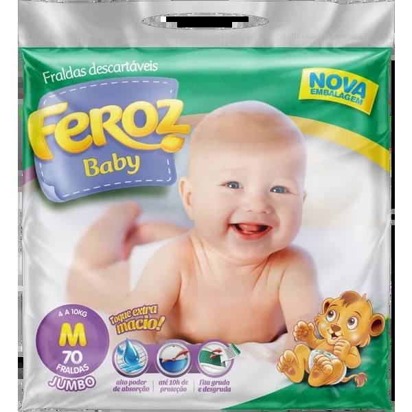 Fralda Feroz Dia e Noite c/70 M