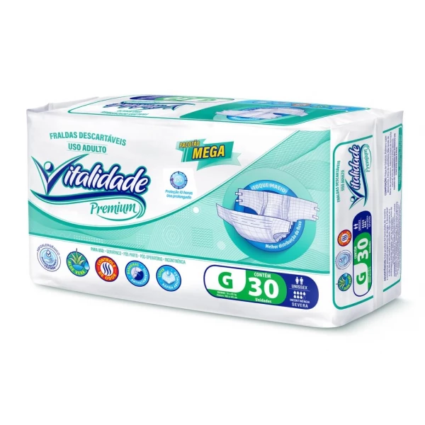 Fralda Adulto Noturna Vitalidade 