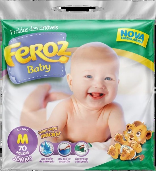 Fralda Feroz Dia e Noite c/70 M
