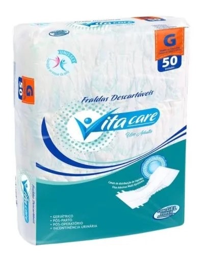 Fralda Geriátrica Vitacare 