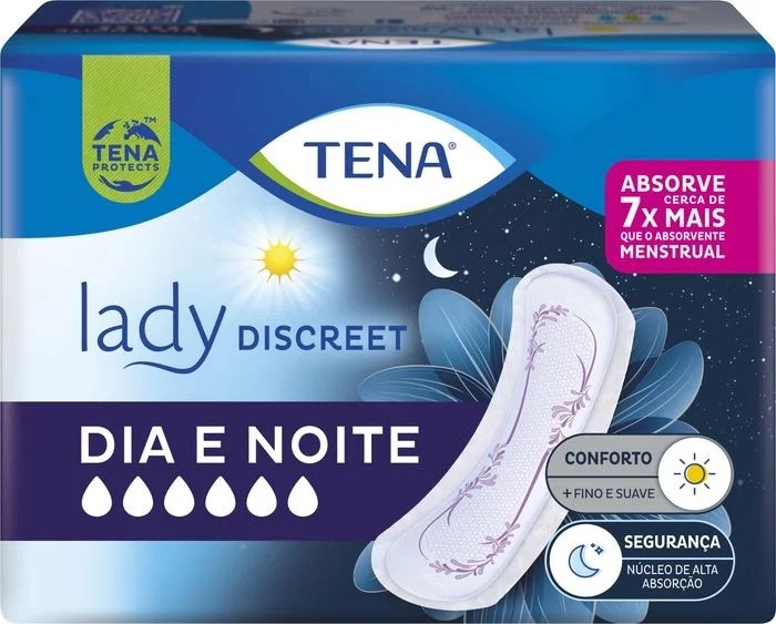 Tena Lady DIscreet Dia e Noite c/12