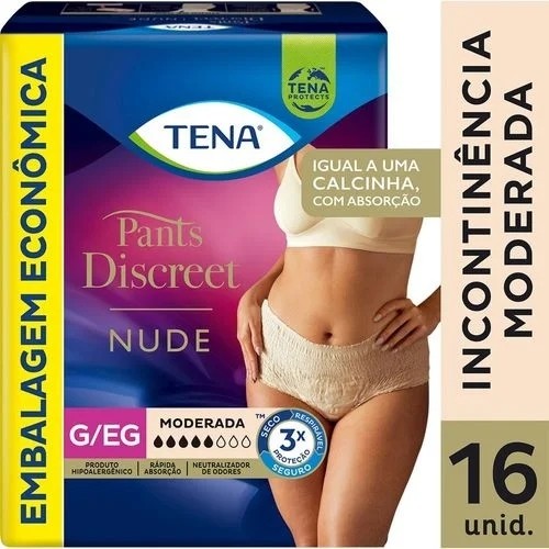 Tena Pants Discreet Nude c/16