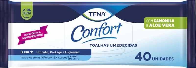 Toalha Umedecida Tena Confort c/40